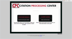 Desktop Screenshot of citationprocessingcenter.com
