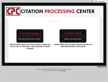 Tablet Screenshot of citationprocessingcenter.com
